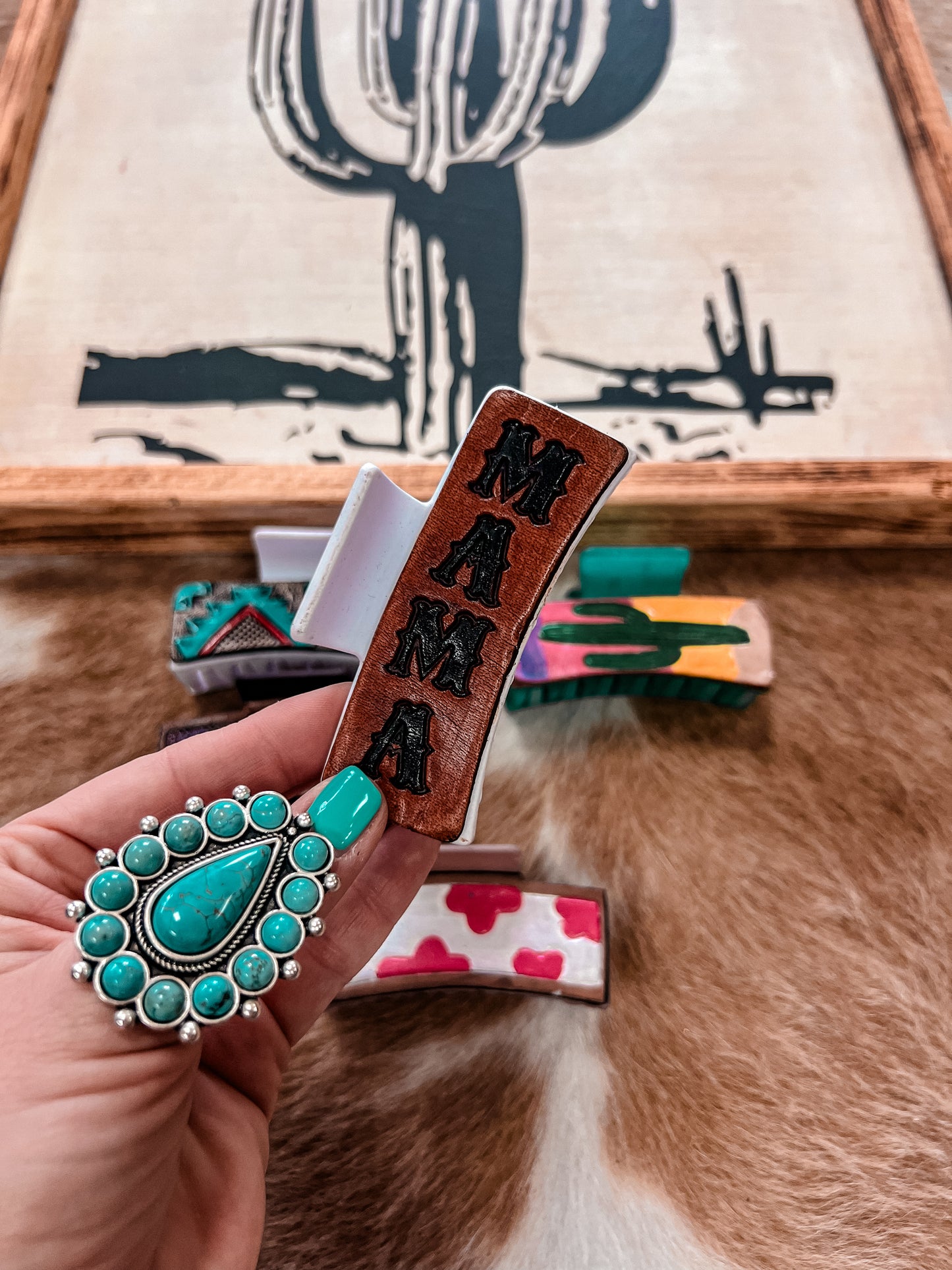 Western Claw Clip (Option 4) - The Vintage Emmie