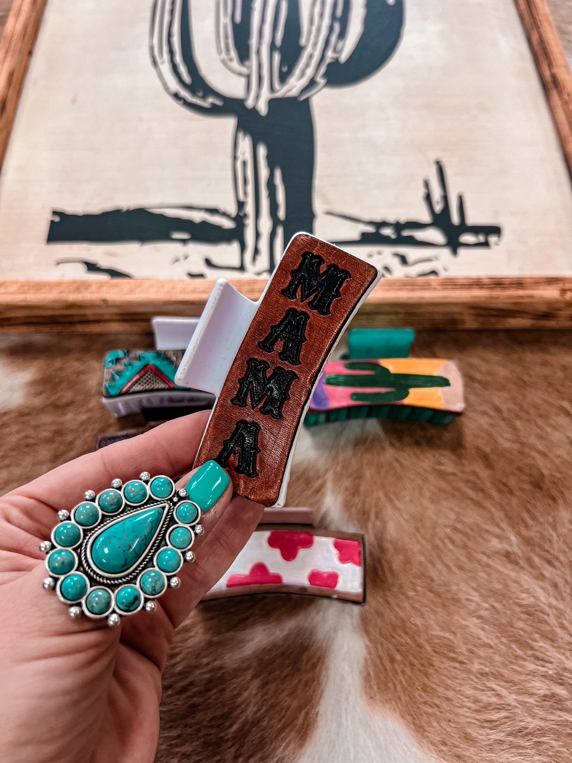 Western Claw Clip (Option 4) - The Vintage Emmie