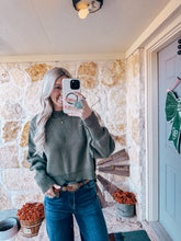 The Bristol Cropped Sweater (Green) - The Vintage Emmie