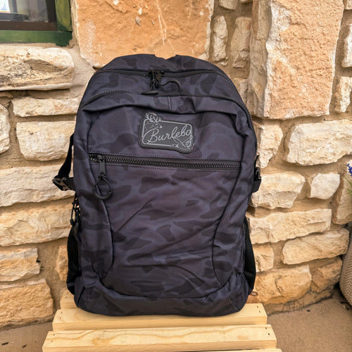 Burlebo Backpack (Black Camo)