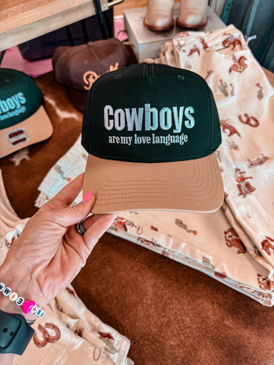 Cowboys Are My Love Language Hat - The Vintage Emmie