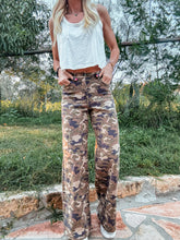 The Junction Wide Leg Camo Jeans