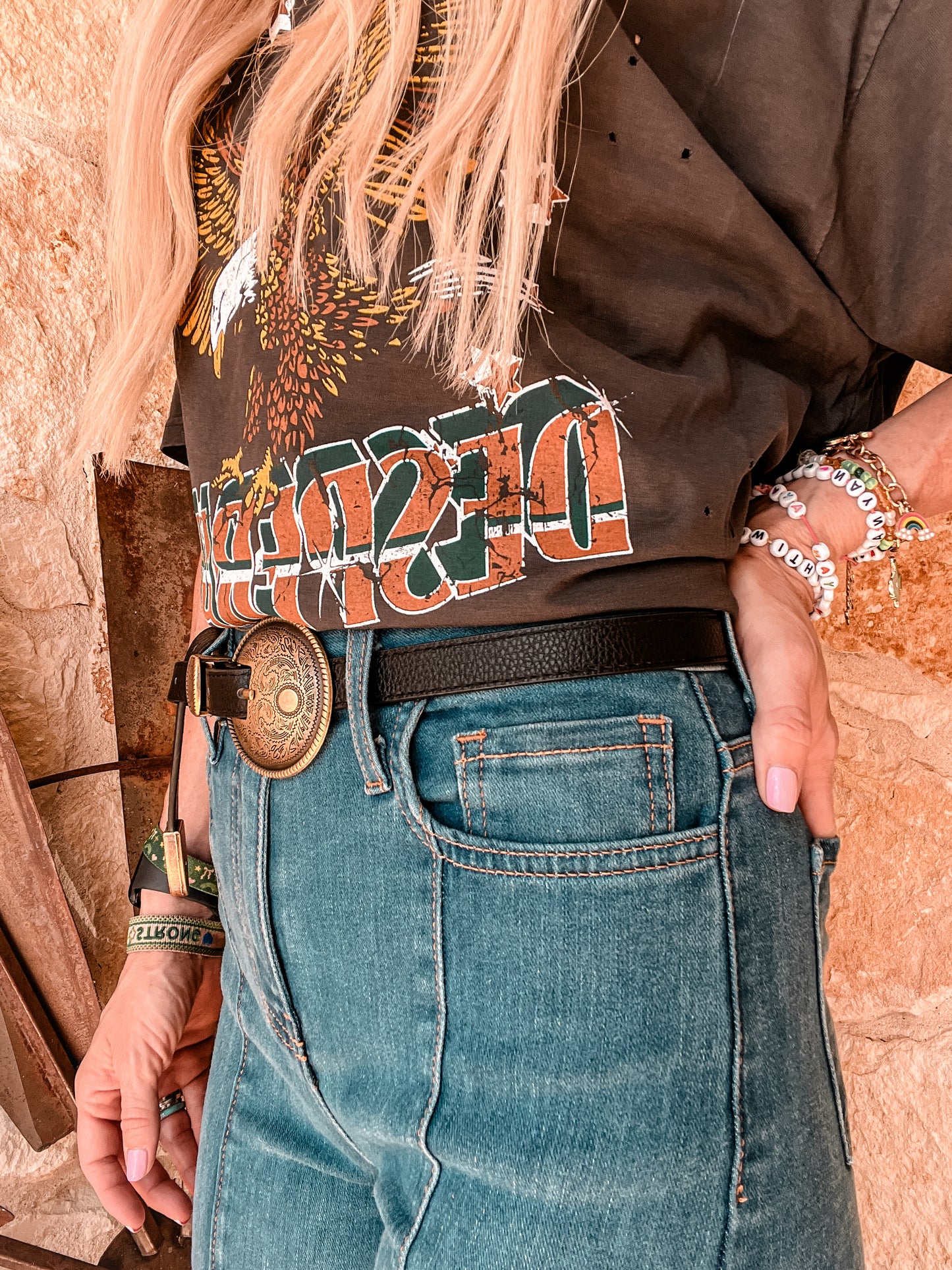 The Burleson Vintage Belt (Black)
