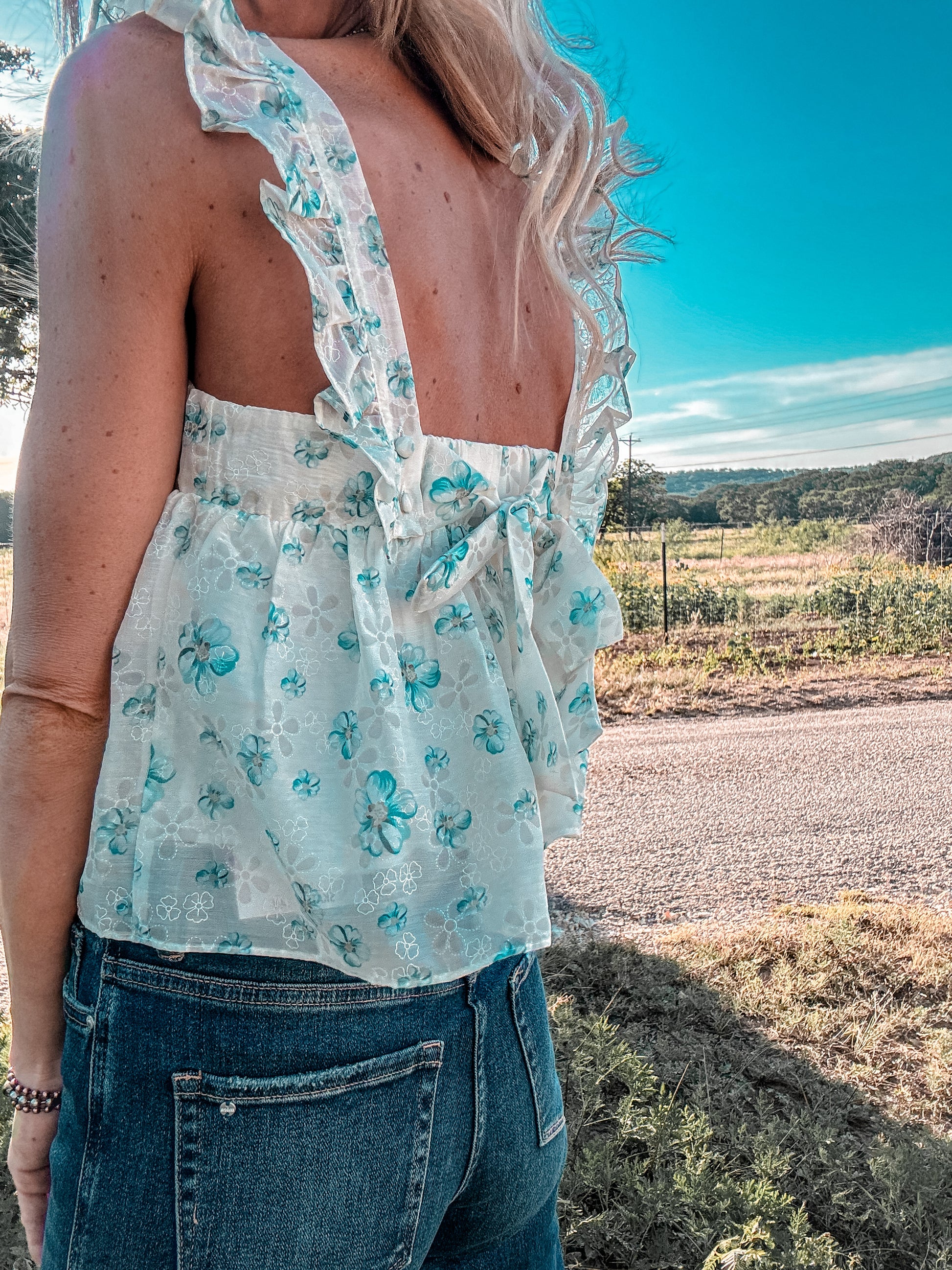 The Slaton Floral Top - The Vintage Emmie