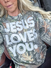 Jesus Love You Long Sleeve Camo Tee - The Vintage Emmie