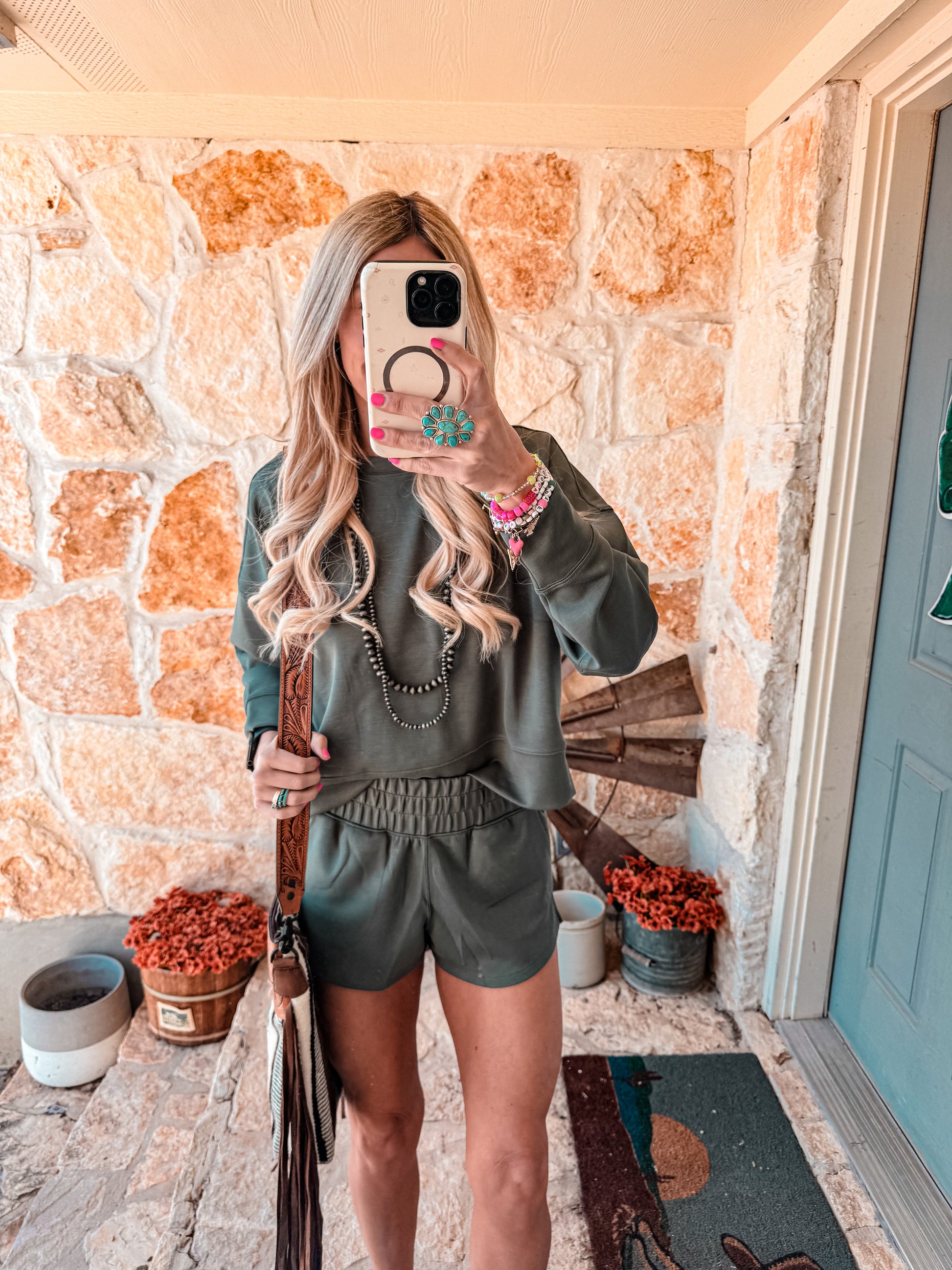 The Smyer 2 Piece Set (Hunter Green) - The Vintage Emmie