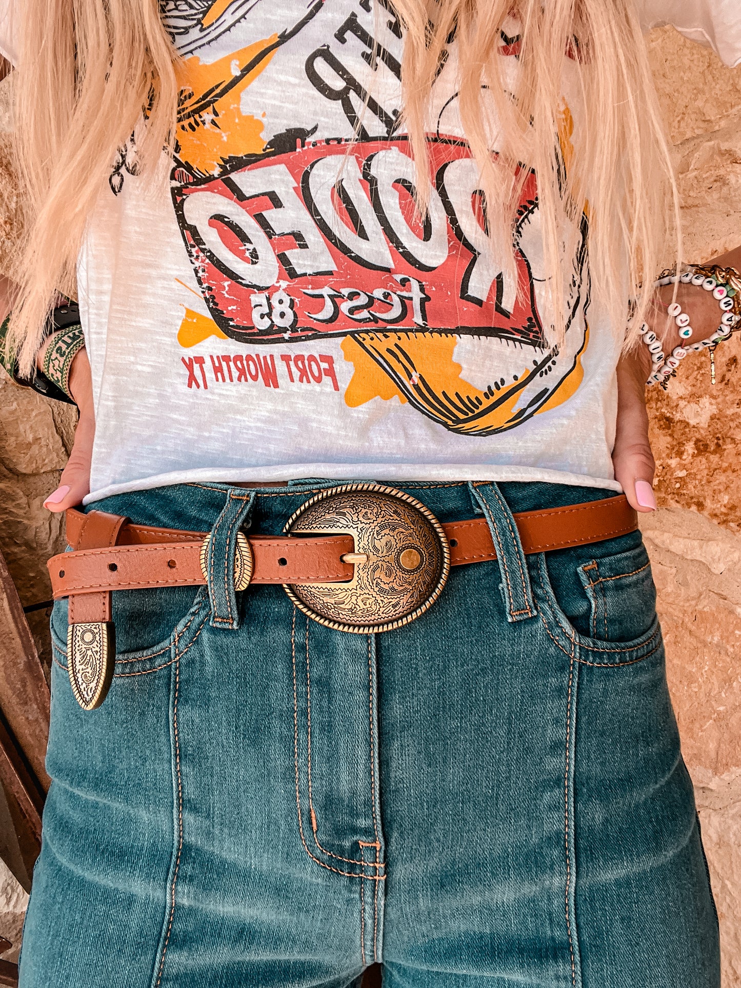 The Burleson Vintage Belt (Brown)