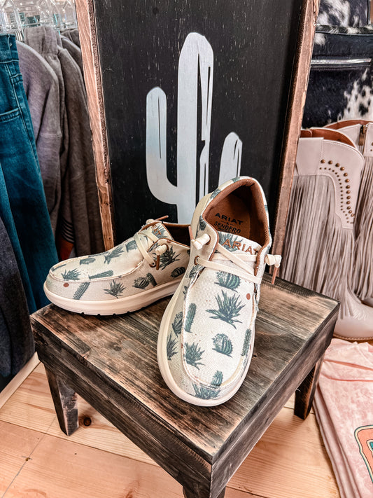 Ariat Hilo Sendero (Cream Nueces Cactus Print) - The Vintage Emmie