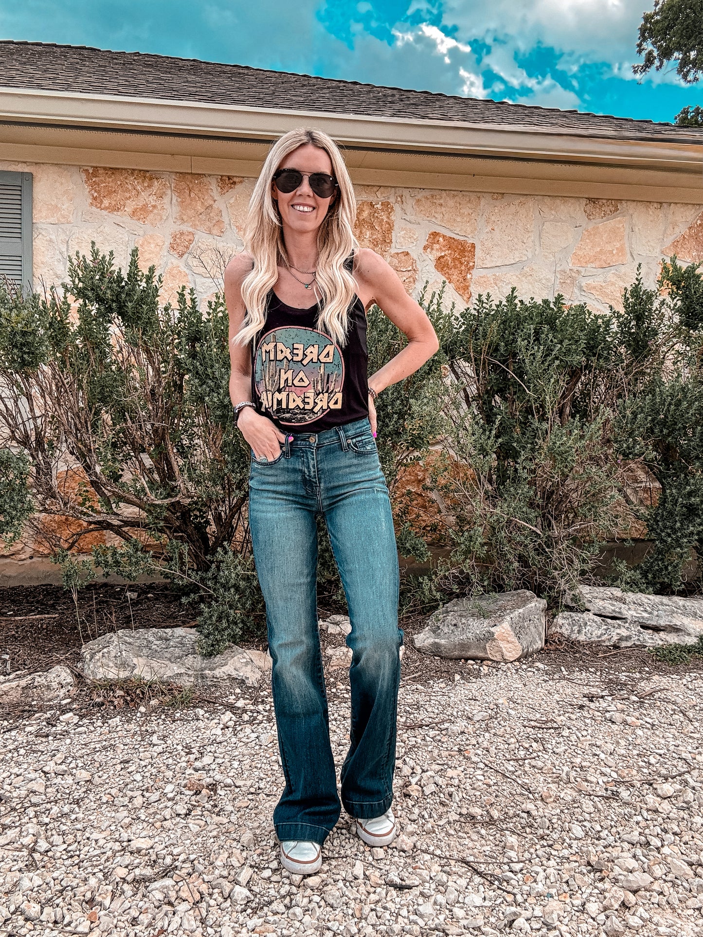 7 For All Mankind Dojo - Lake Blue - The Vintage Emmie