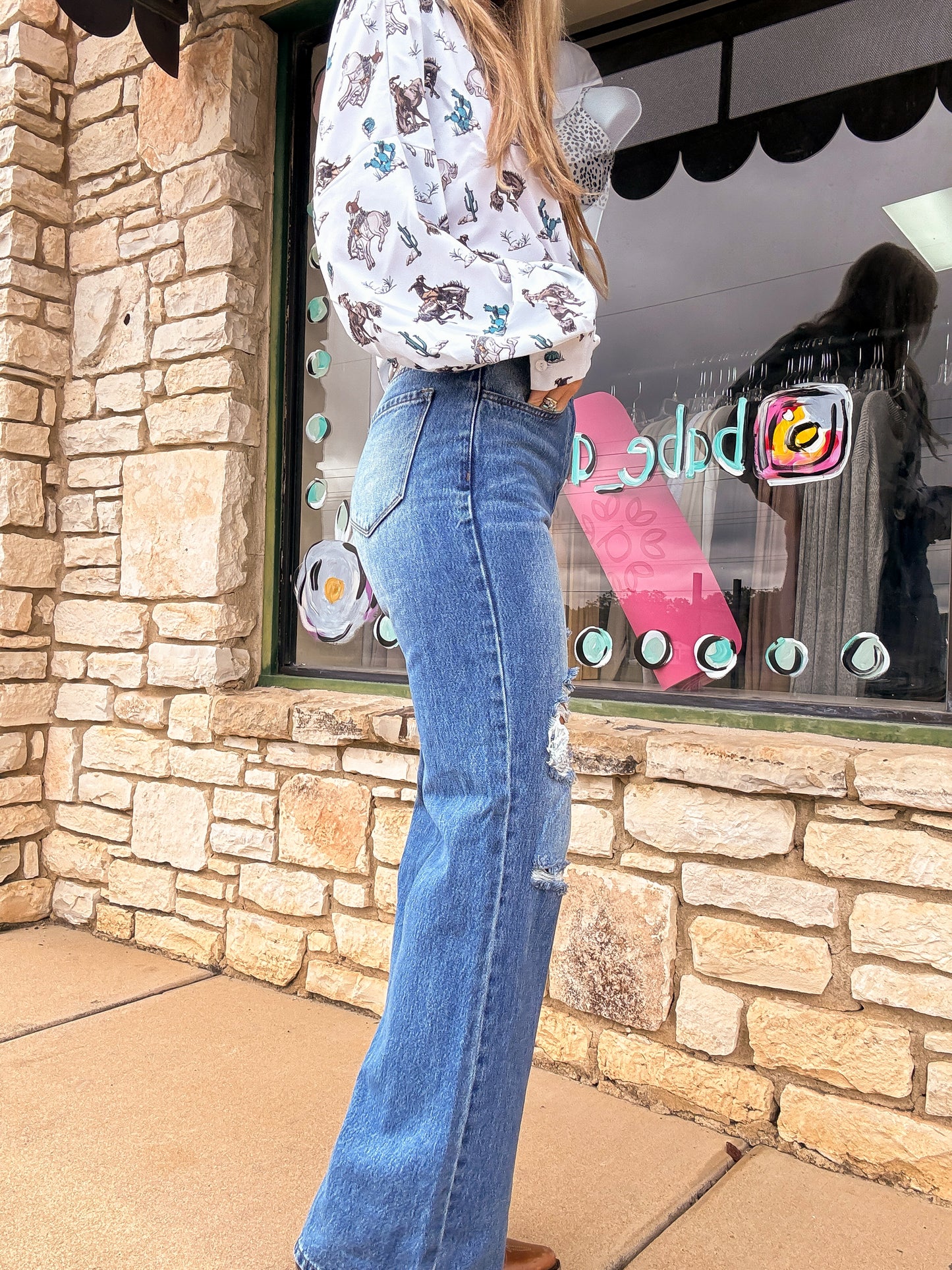 The Aldine Wide Leg Jeans - The Vintage Emmie