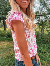 The Willamar Floral Top (Pink)