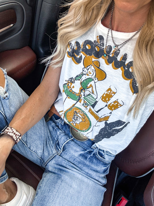 Cowboy Killer Muscle Tank (White) - The Vintage Emmie