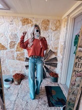 The Oilton Pullover Sweater (Red) - The Vintage Emmie