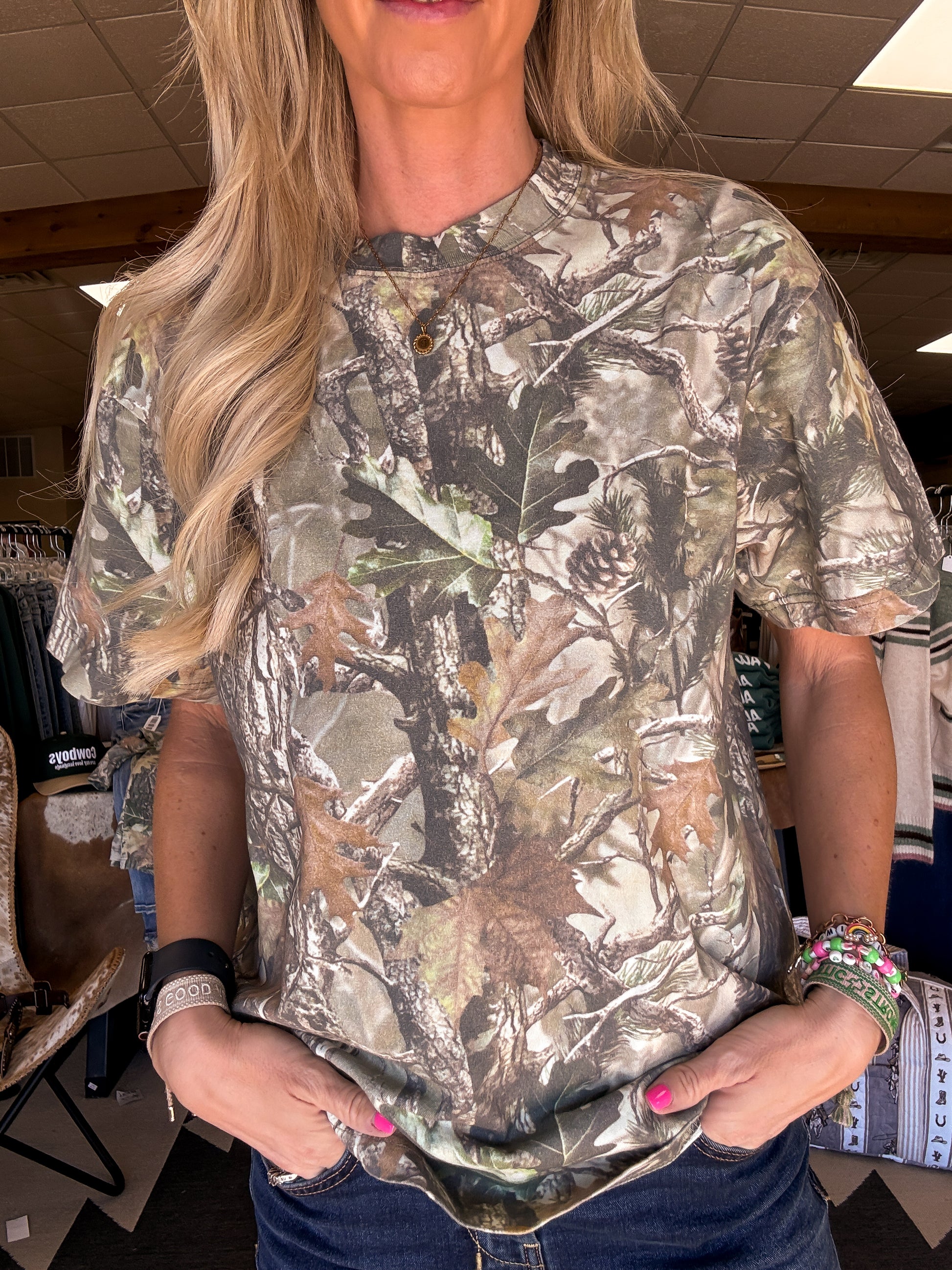 The Hunt Camo Short Sleeve Tee - The Vintage Emmie