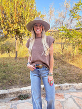 The Concan Oversized Sweater Vest (Brown)