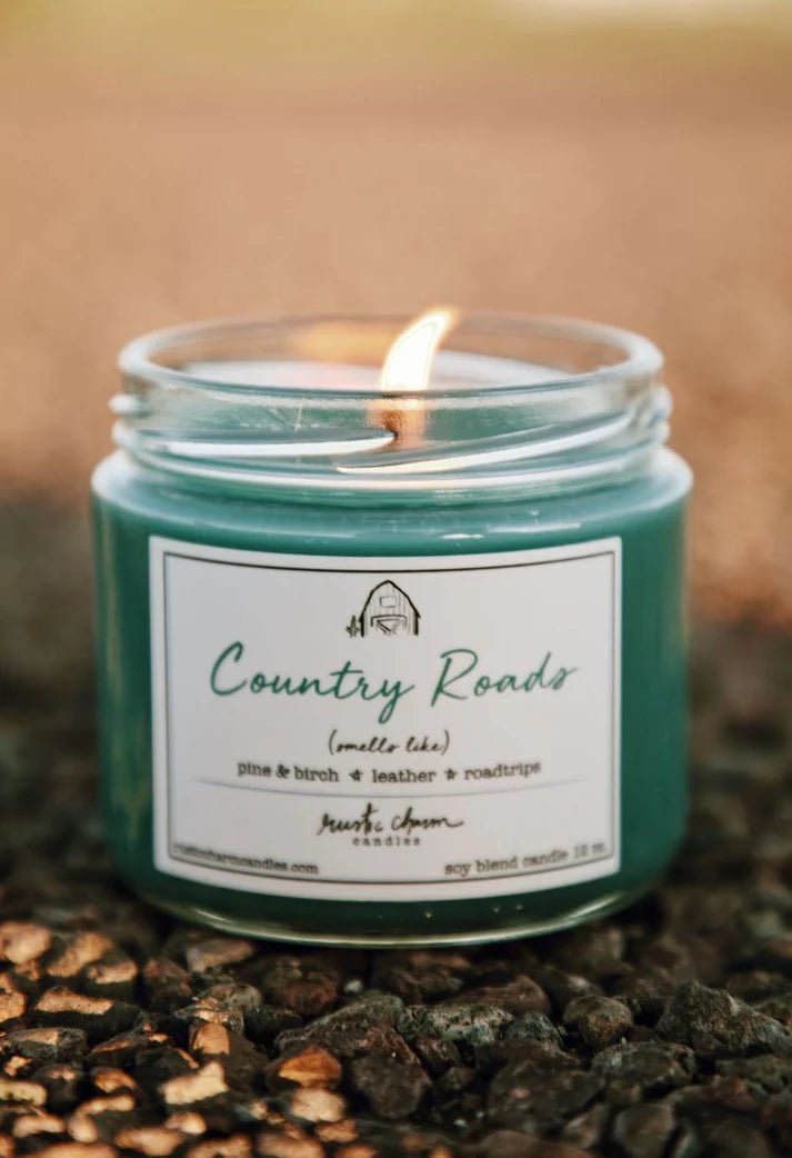 Rustic Charm Candle (Country Roads) - The Vintage Emmie