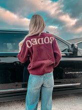 The Socorro Rodeo Sweater (Wine) - The Vintage Emmie