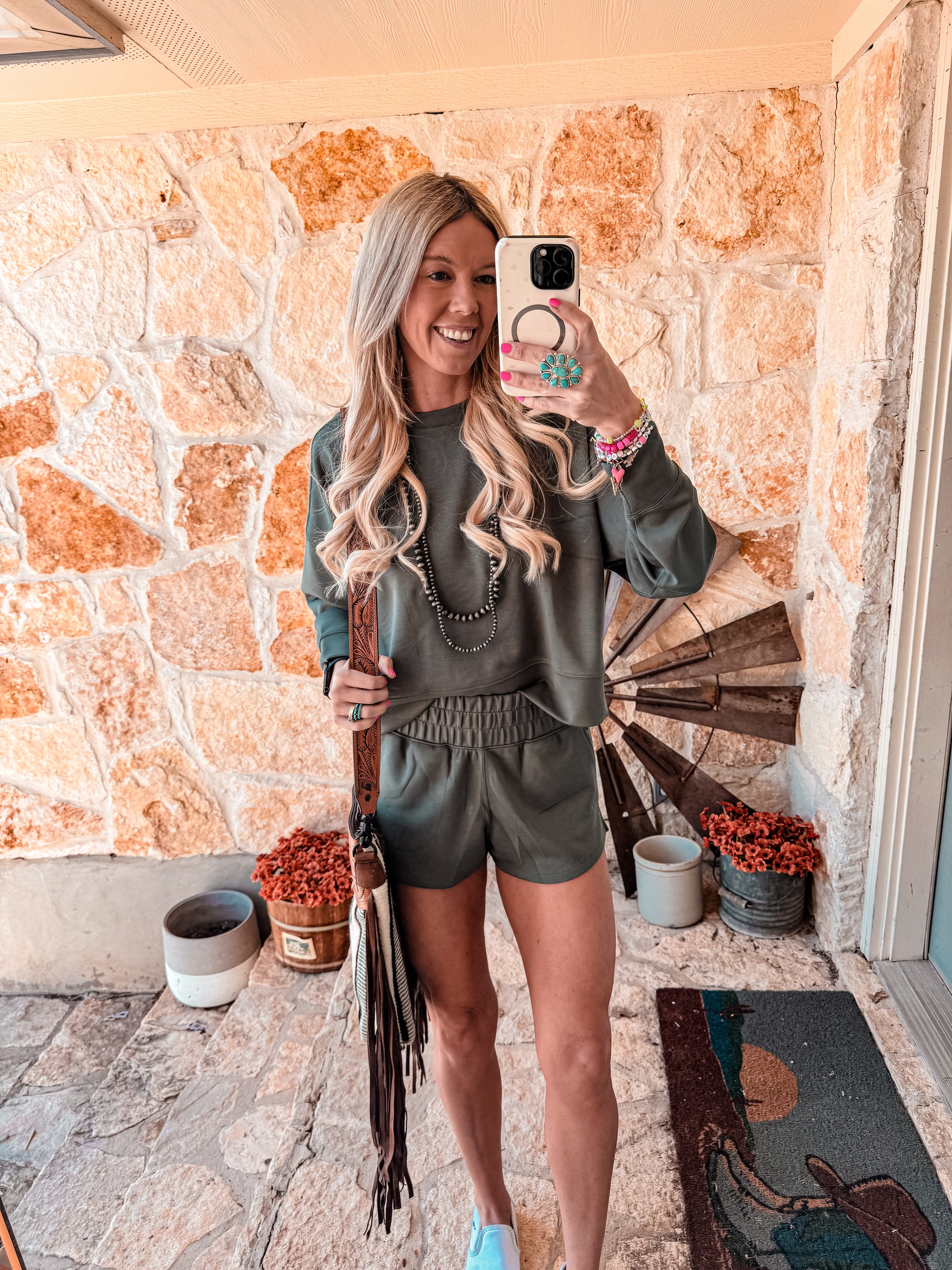 The Smyer 2 Piece Set (Hunter Green) - The Vintage Emmie