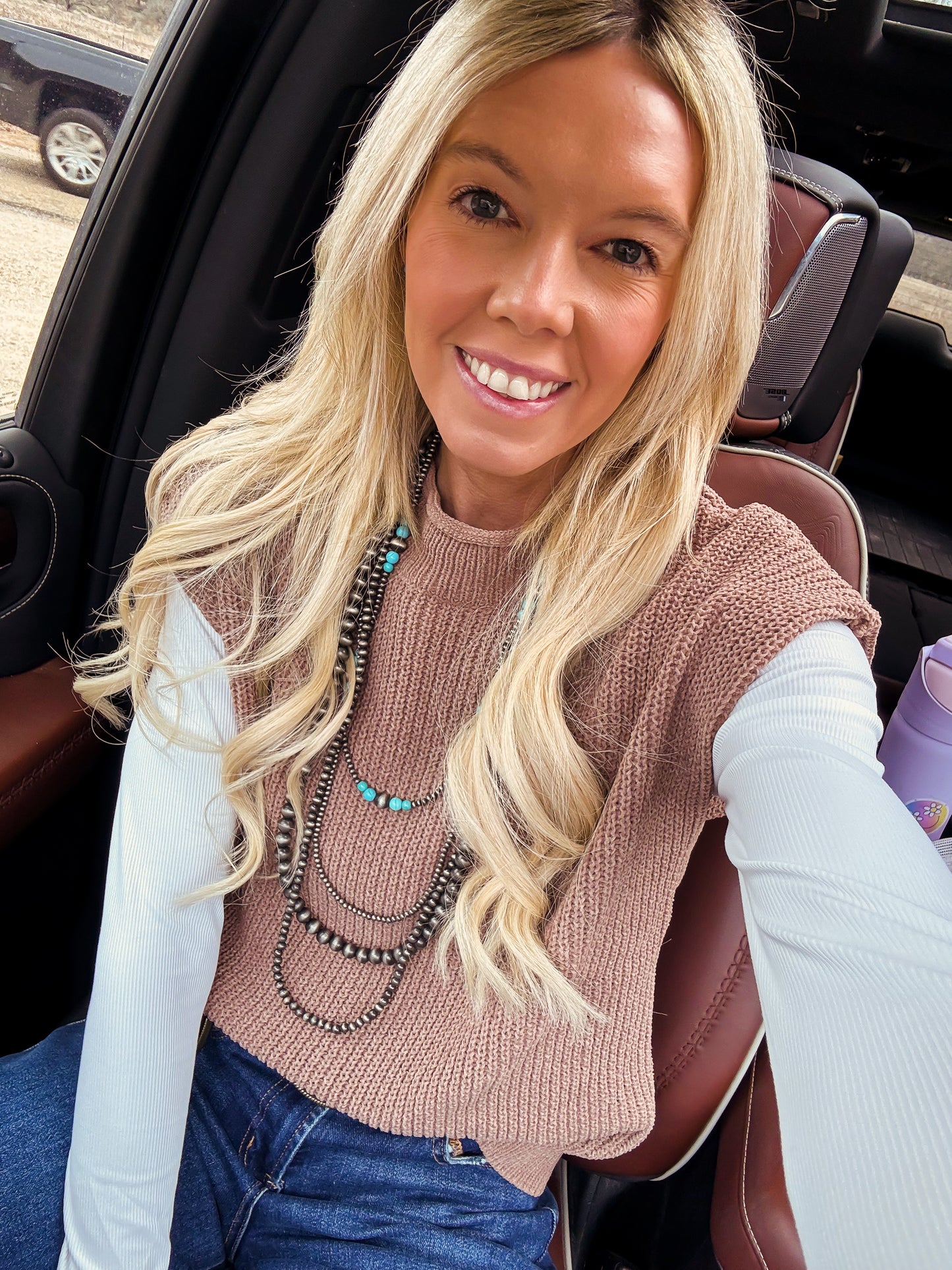 The Concan Oversized Sweater Vest (Brown) - The Vintage Emmie