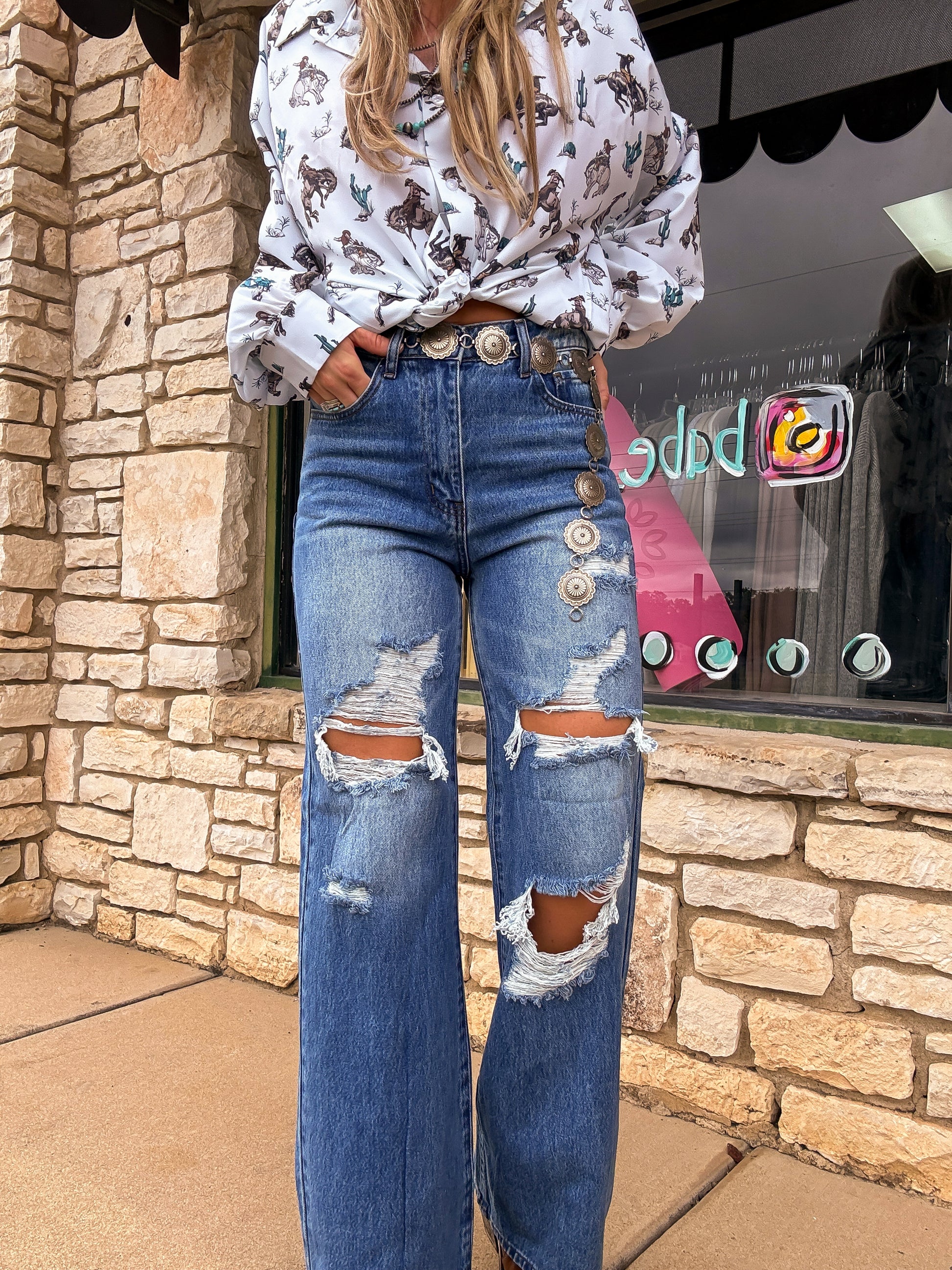 The Aldine Wide Leg Jeans - The Vintage Emmie