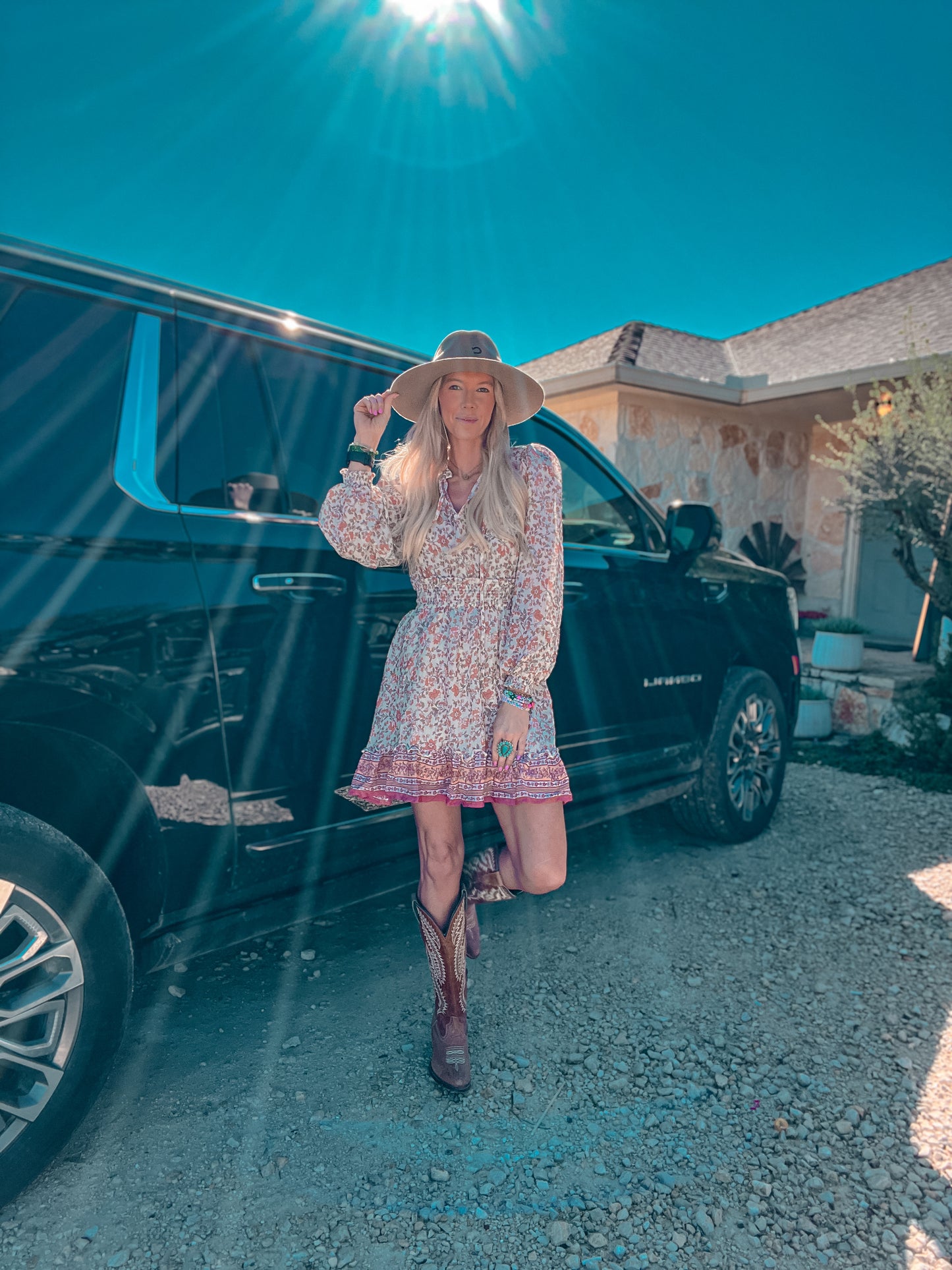 The Dolores Floral Dress - The Vintage Emmie