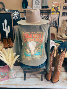 Wild West Rodeo Sweatshirt (Olive)
