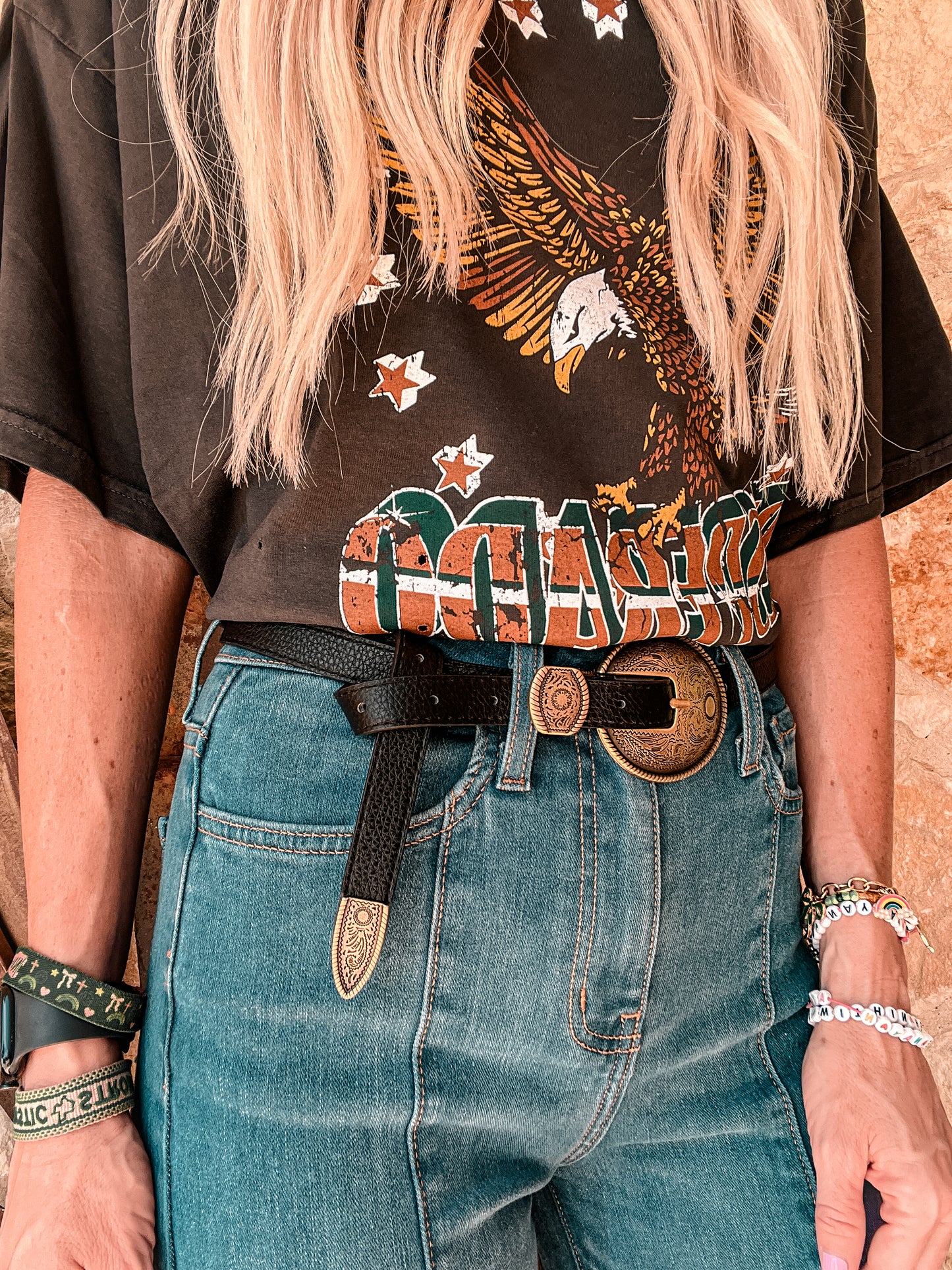 The Burleson Vintage Belt (Black)