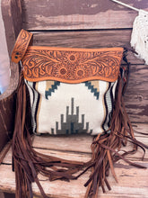 The Billy Clanton Saddle Blanket Purse (White) - The Vintage Emmie