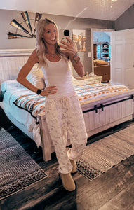 The Savoy Sweatpants (Off White) - The Vintage Emmie