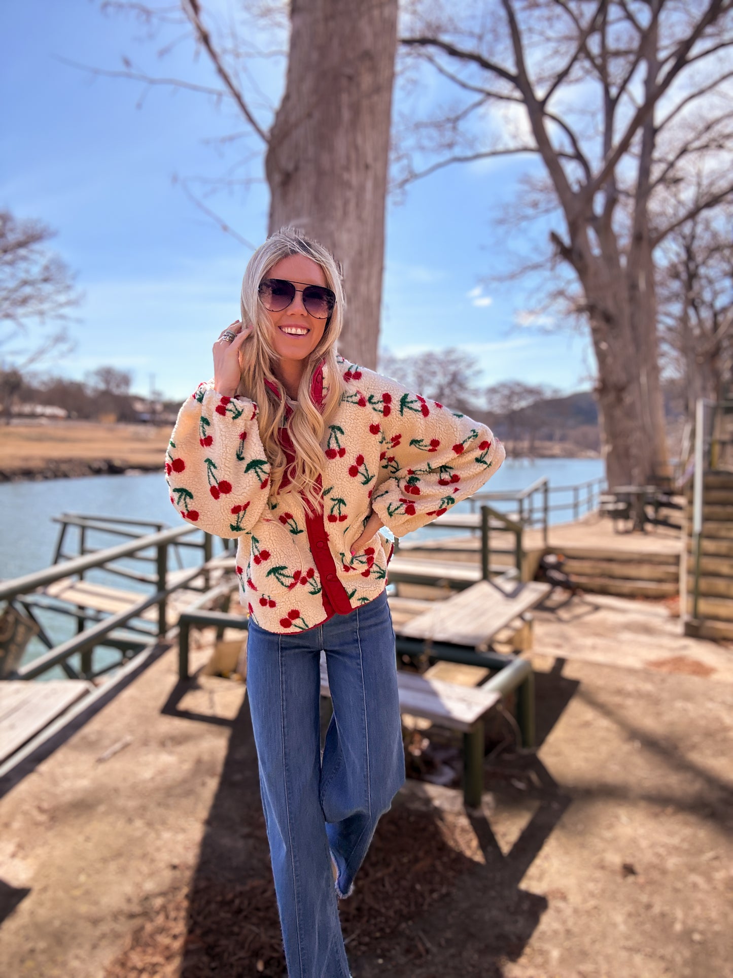 The Dawson Oversized Fleece Jacket - The Vintage Emmie