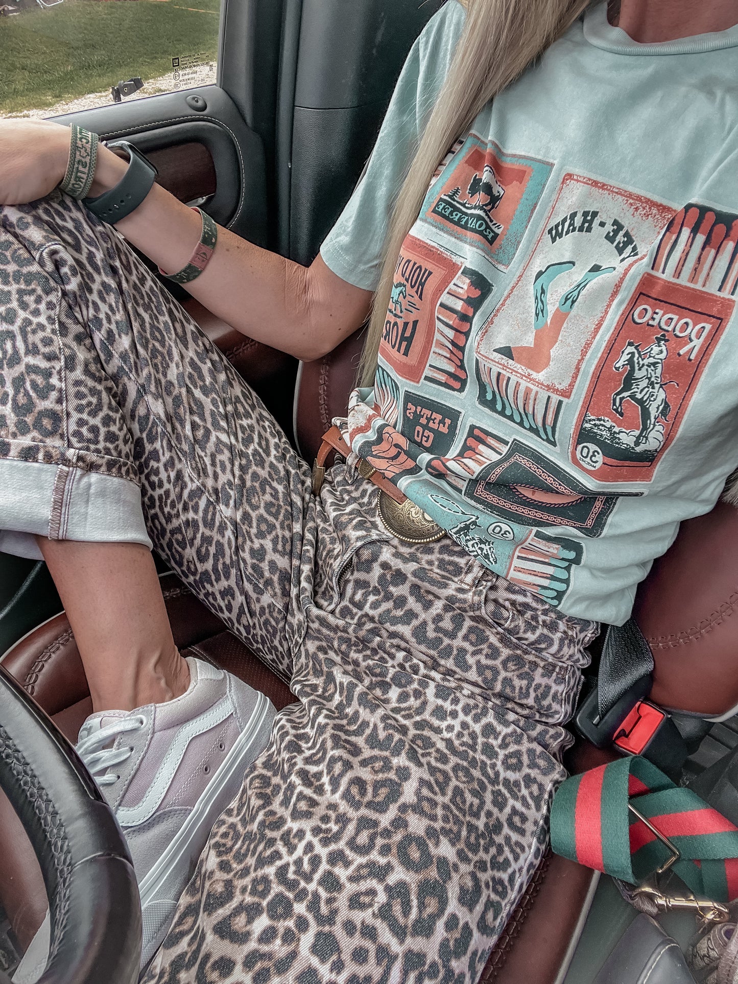 The Western Matchbox Mineral Wash Tee (Mint)