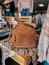 The Ole Josephine Suede Mini Duffle (Tan)