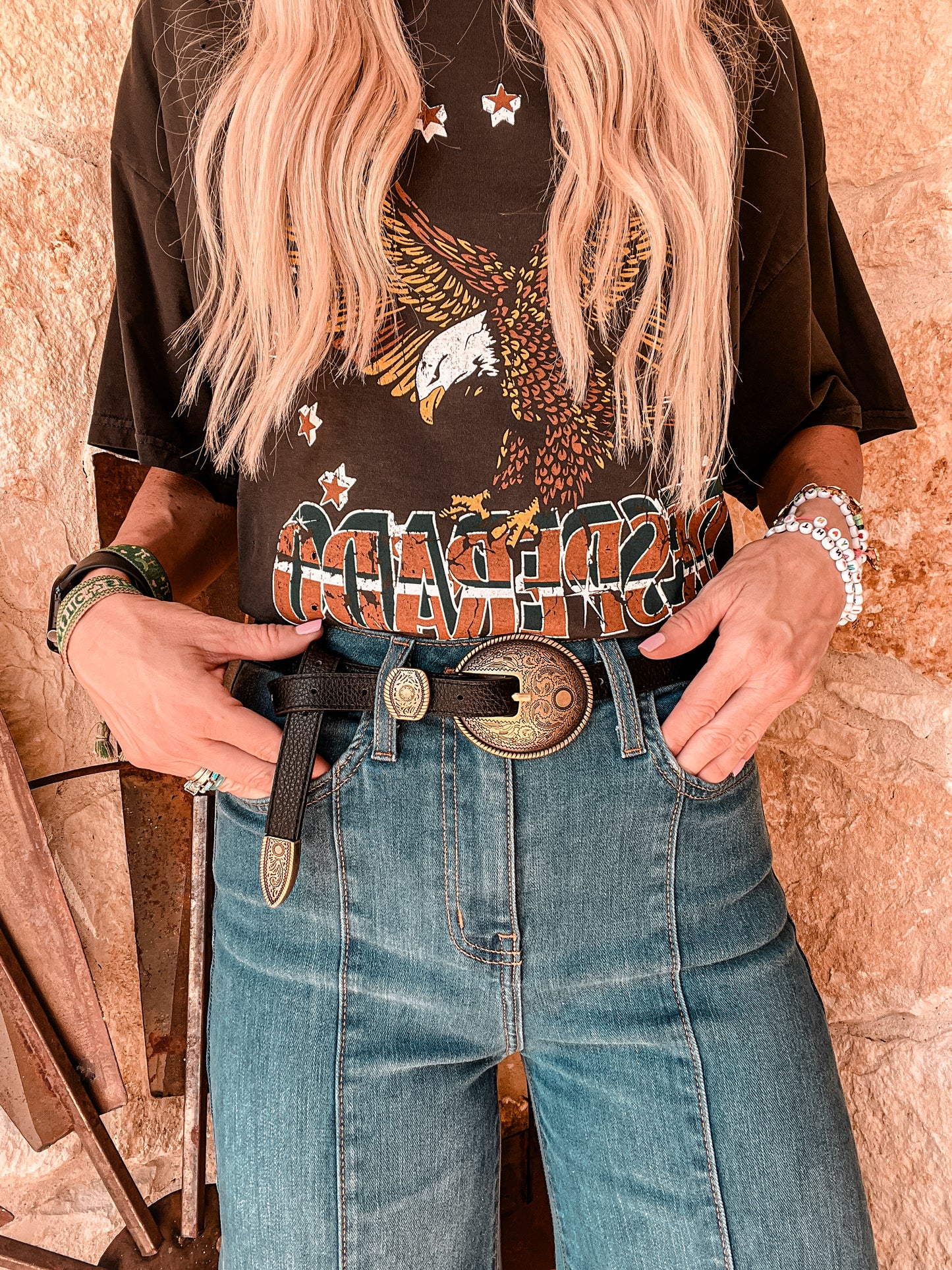 The Burleson Vintage Belt (Black)