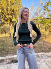 The Cora Cable Knit Sweater (Green)