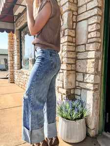 The Coahoma High Waisted Wide Leg Jeans