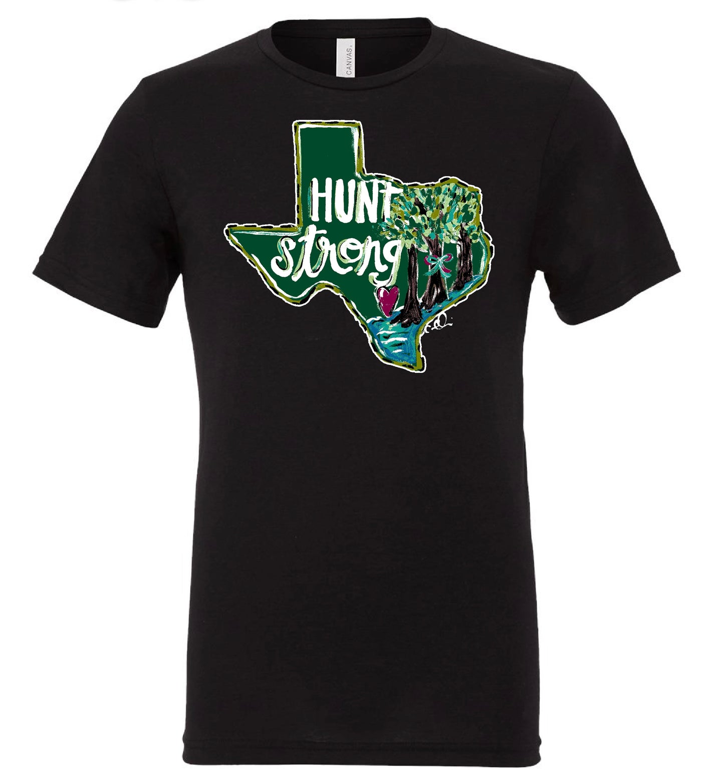 Hunt Strong Graphic Tee (Black) - The Vintage Emmie