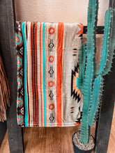 The Aquilla Aztec Throw Blanket (Rust)