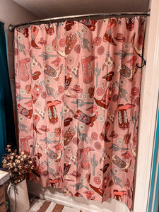 Boho Cowgirl Shower Curtain