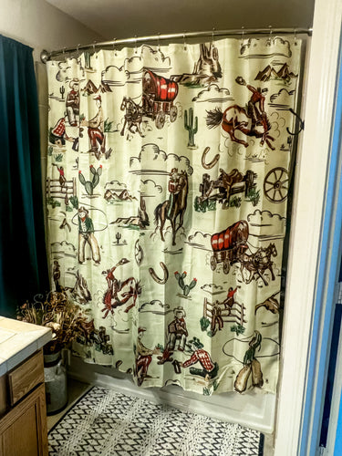 Way Out West Shower Curtain