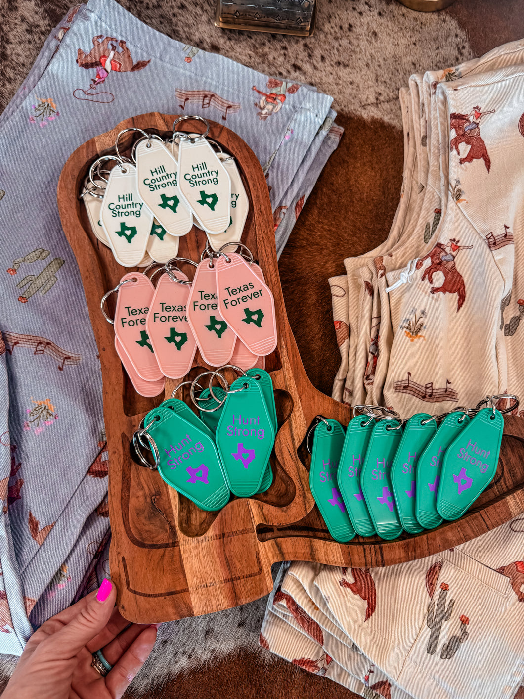Texas Key Fobs - The Vintage Emmie
