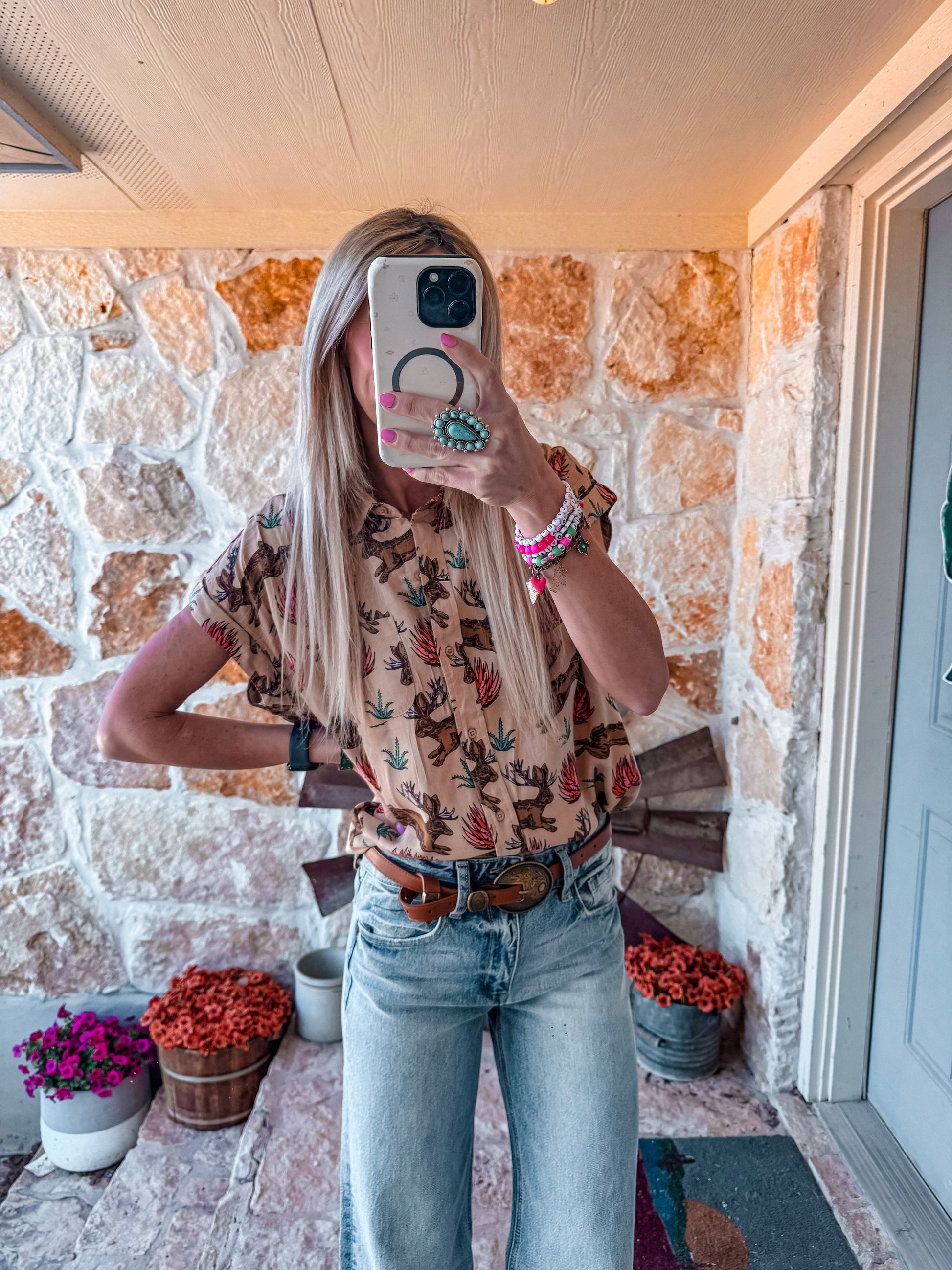 The Jackelope Button Down - The Vintage Emmie