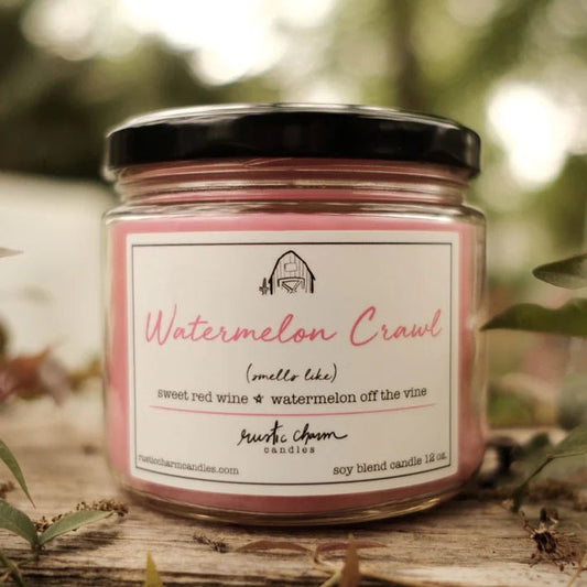 Rustic Charm Candle (Watermelon Crawl) - The Vintage Emmie