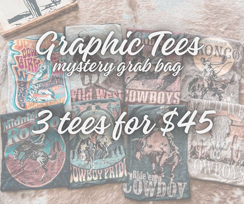 Mystery Graphic Tee Grab Bag