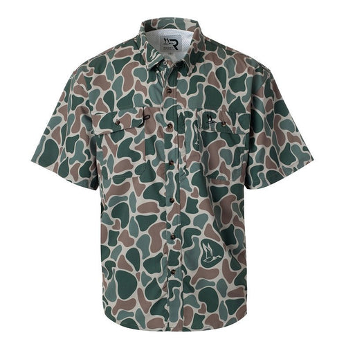 The RoostWaterFowl Camo Button Down - The Vintage Emmie