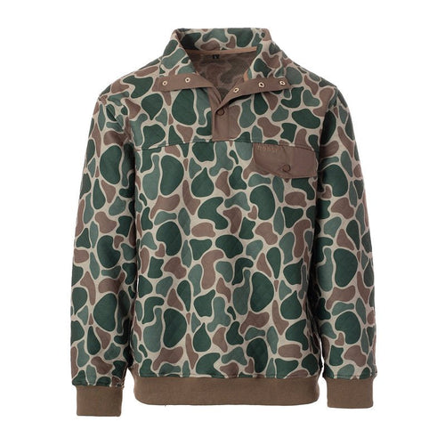 Roost WaterFowl Camo Quilted Pullover - The Vintage Emmie