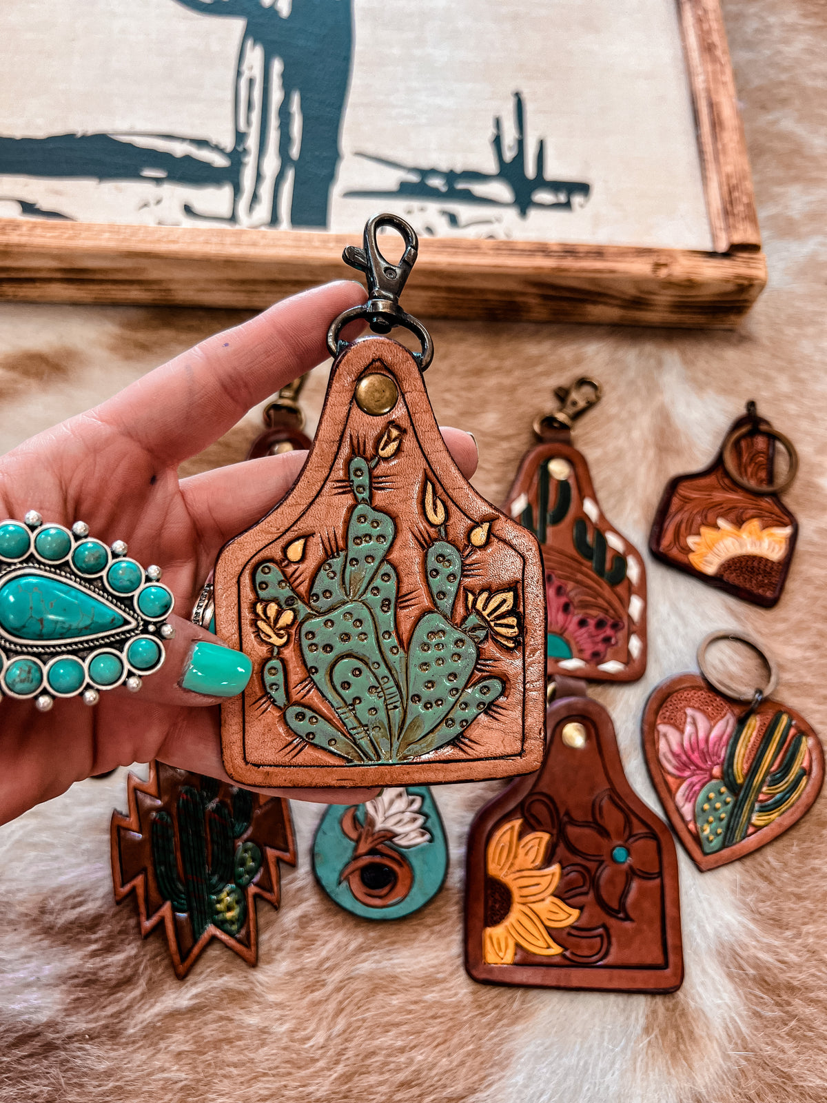 Cactus Keychain (Large)