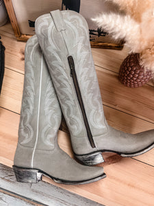 Liberty Black Cowboy Boots (Everest Ice)