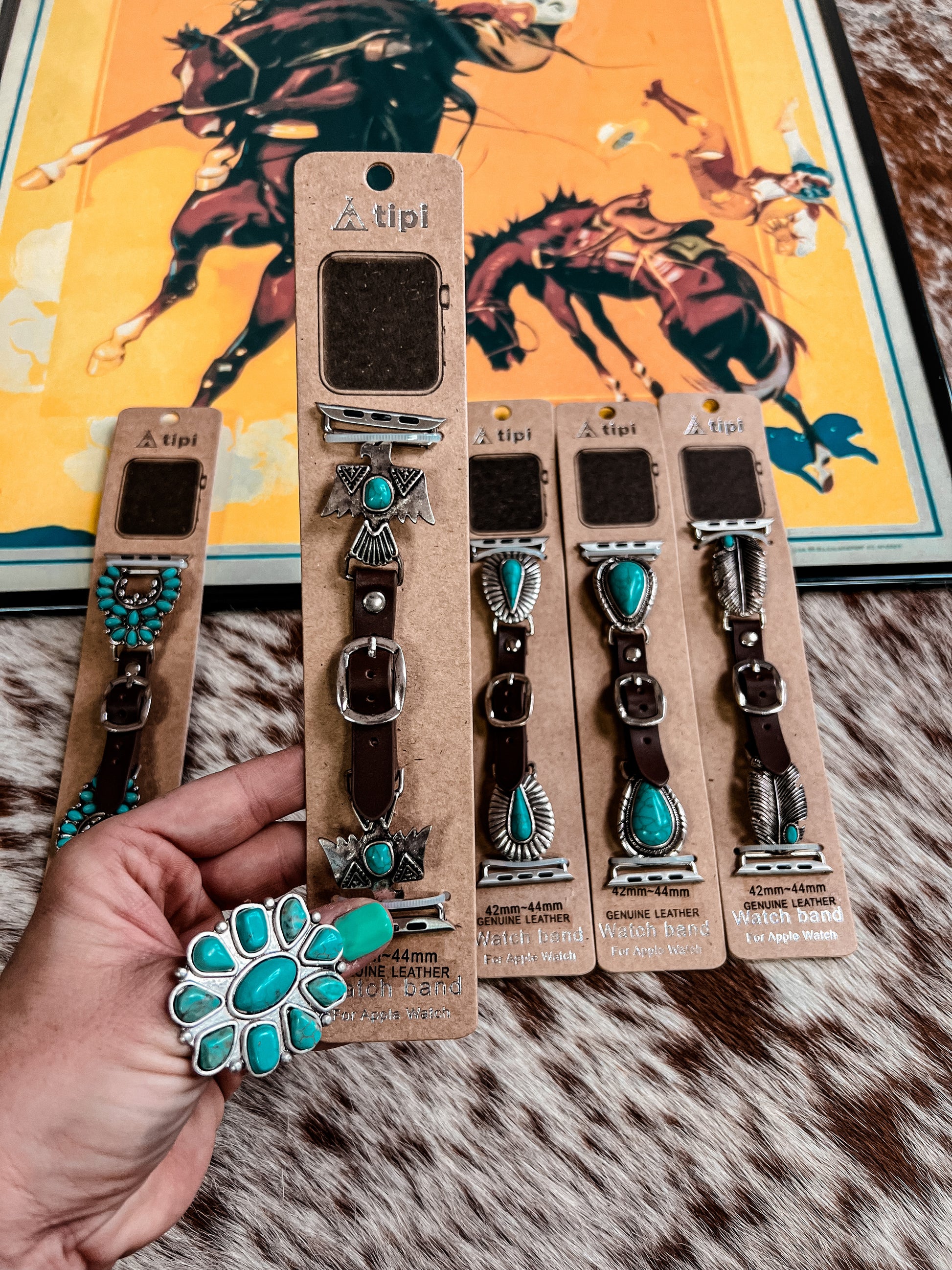 Turquoise Apple Watch Bands - The Vintage Emmie