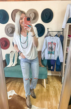 The Vera V-Neck Top (White)