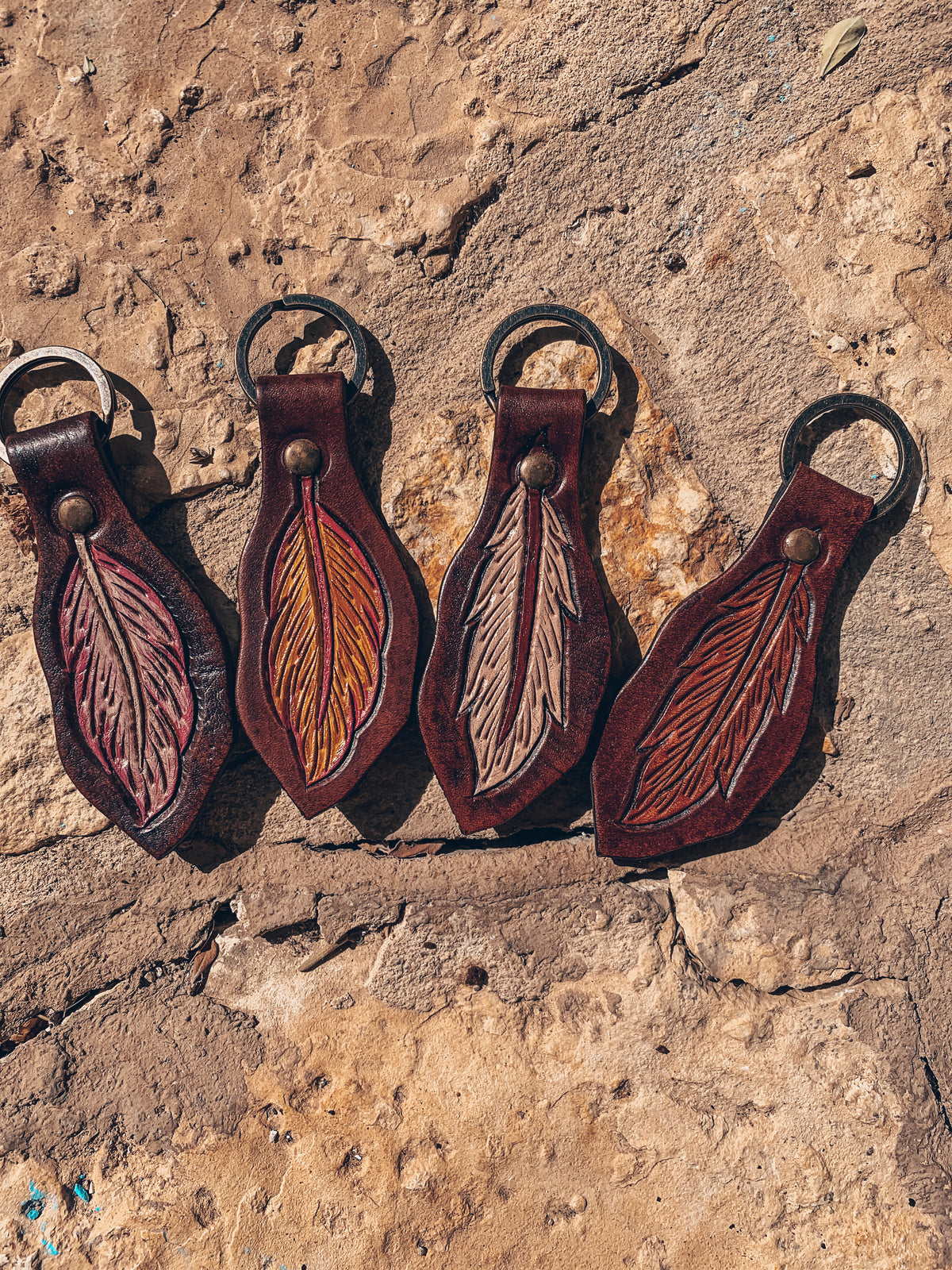 The Juno Leather Keychain